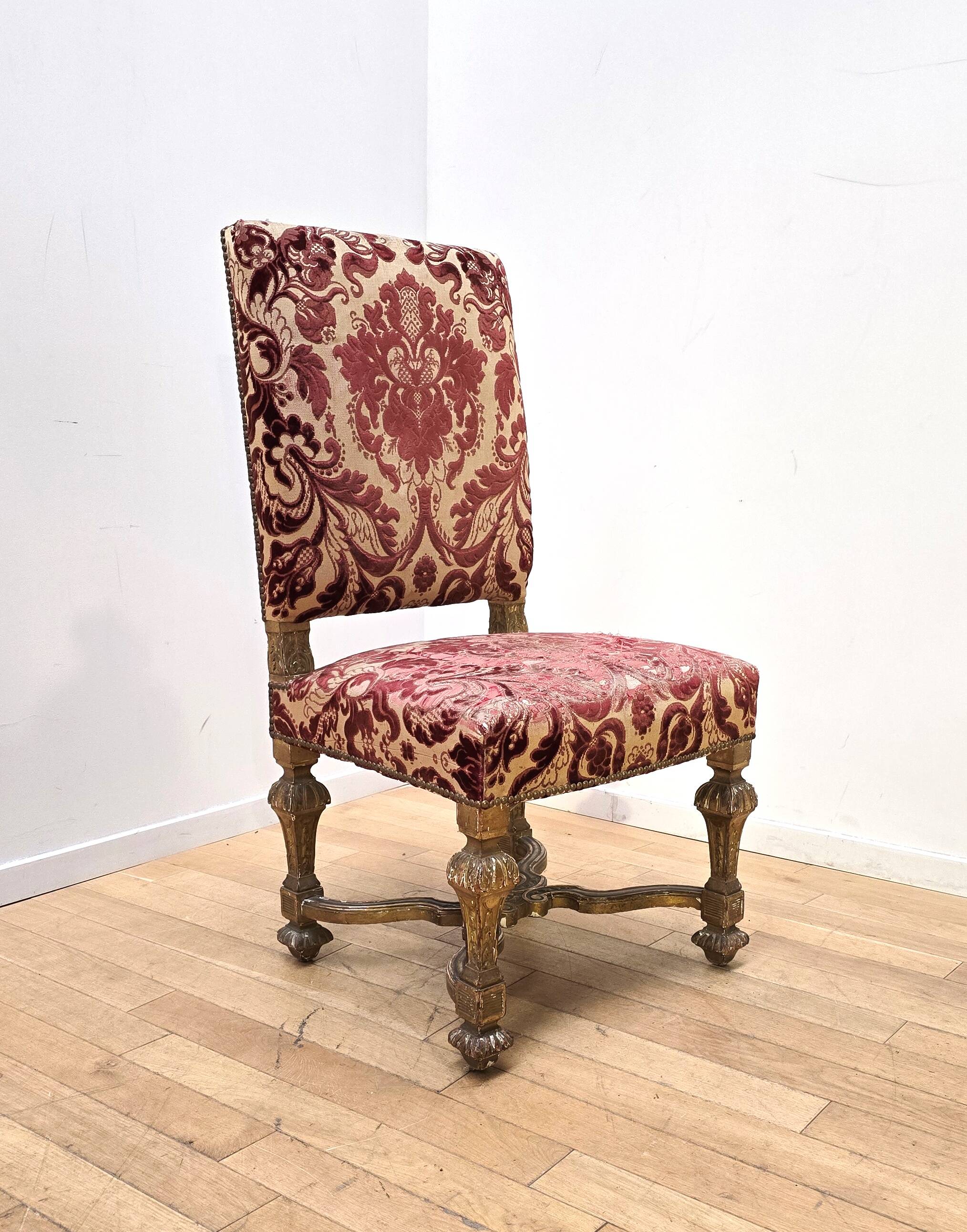 Fauteuil style Louis XIII