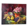 Oil on canvas Azalea grapes and pears signed Paumier