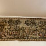 Tapestry of the Gobelins, village festival scene, perfect condition.