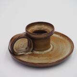 Stoneware candle holder