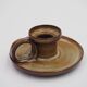 Stoneware candle holder