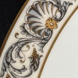 12 assiettes à dessert en porcelaine