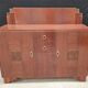 Art Deco buffet by Saddier & Fils in solid rosewood and veneer.