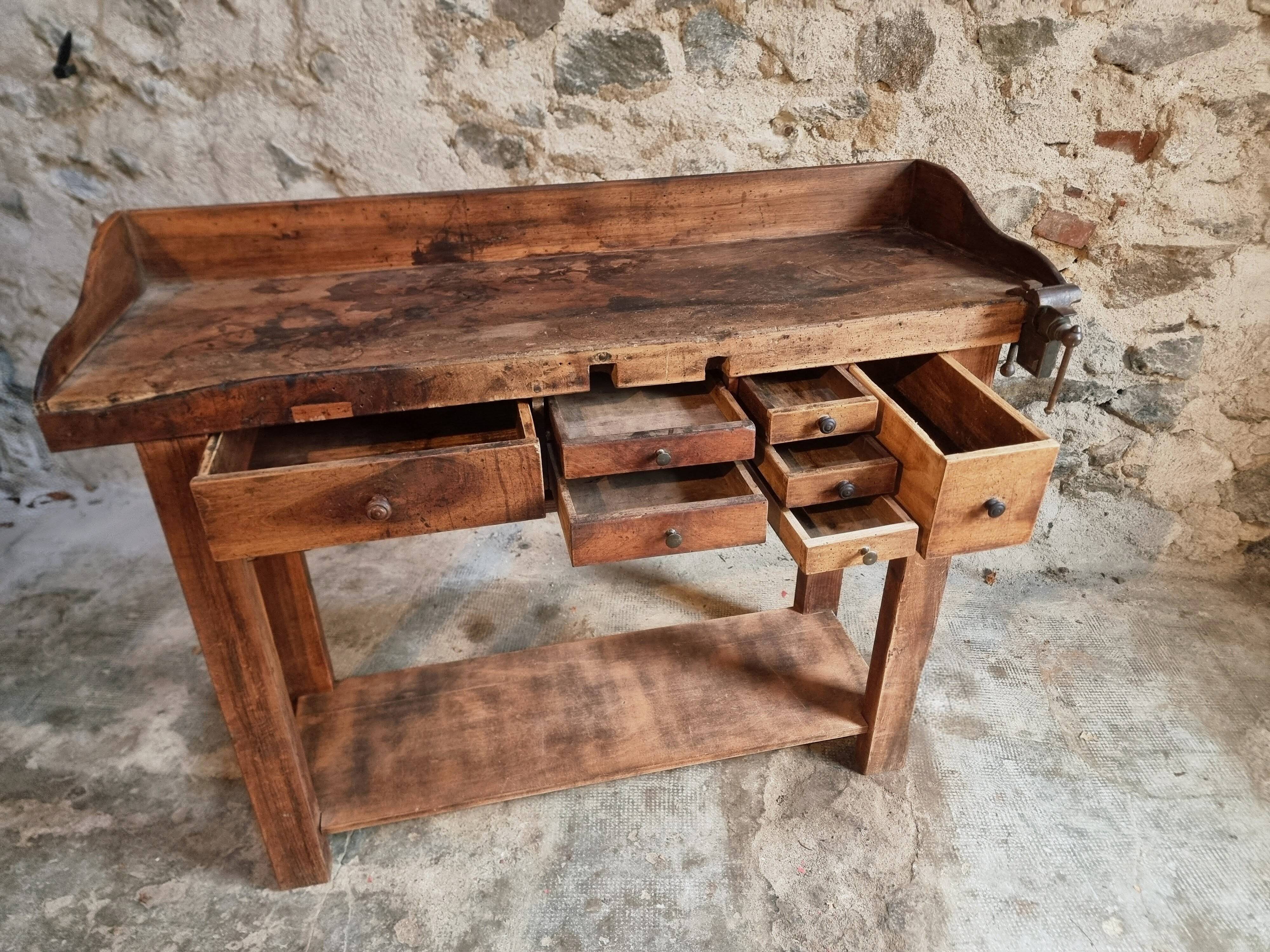 French watchmaker's workbench – around 1900–1920