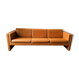 Sofa 3 places furniture international leather 70-80 years