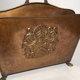 Magazine rack brass vintage