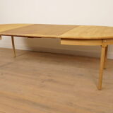 Vintage Oval Dining Table | Oak | Extendable | 3 Extension Leaves