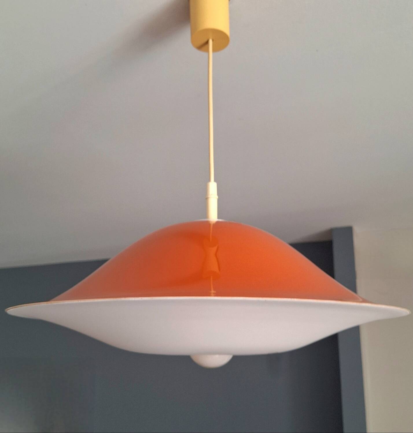 Vintage erco lighting, designer pendant light