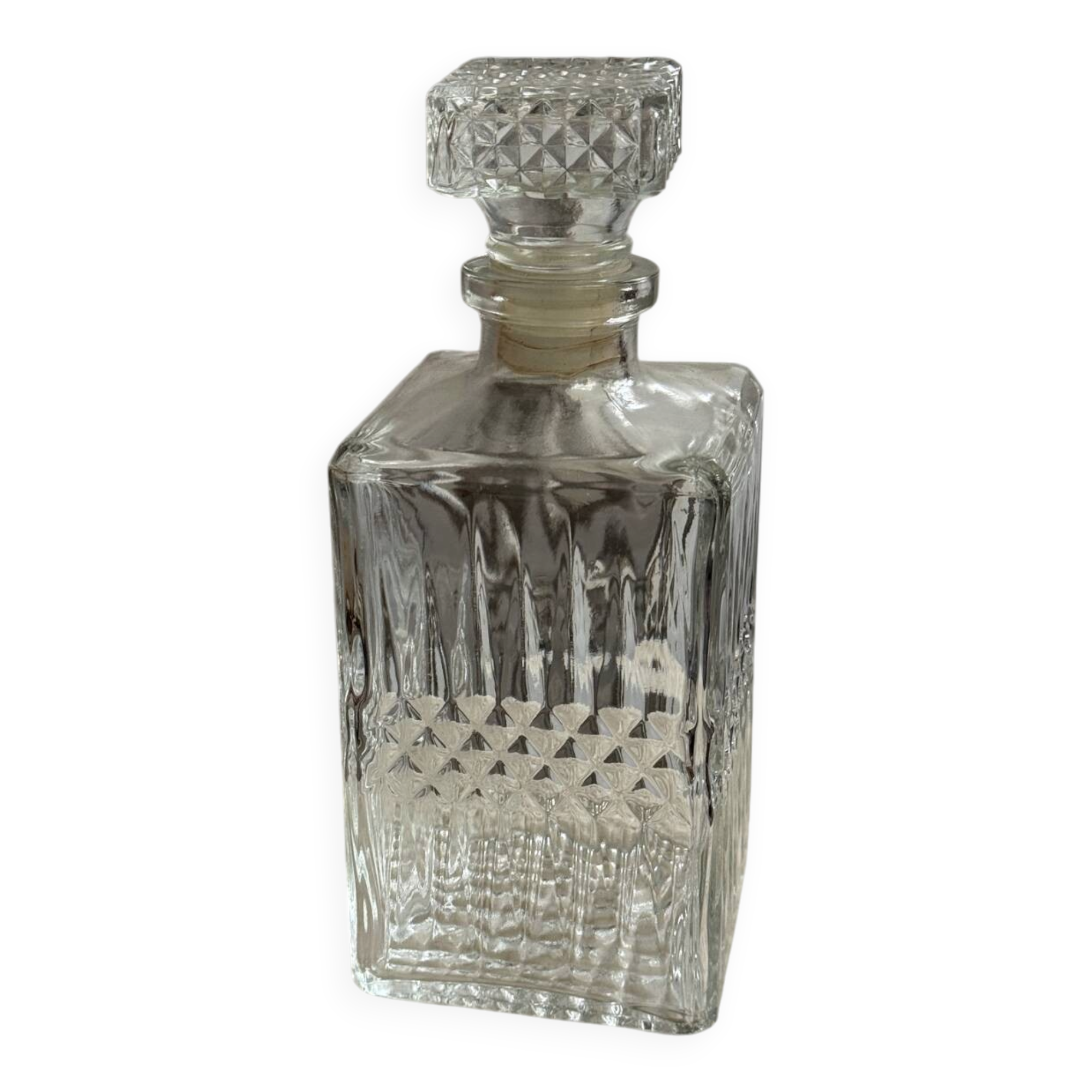 Glass whisky decanter