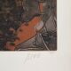 Lithograph of "Israel" by Joelle SERVE, signed