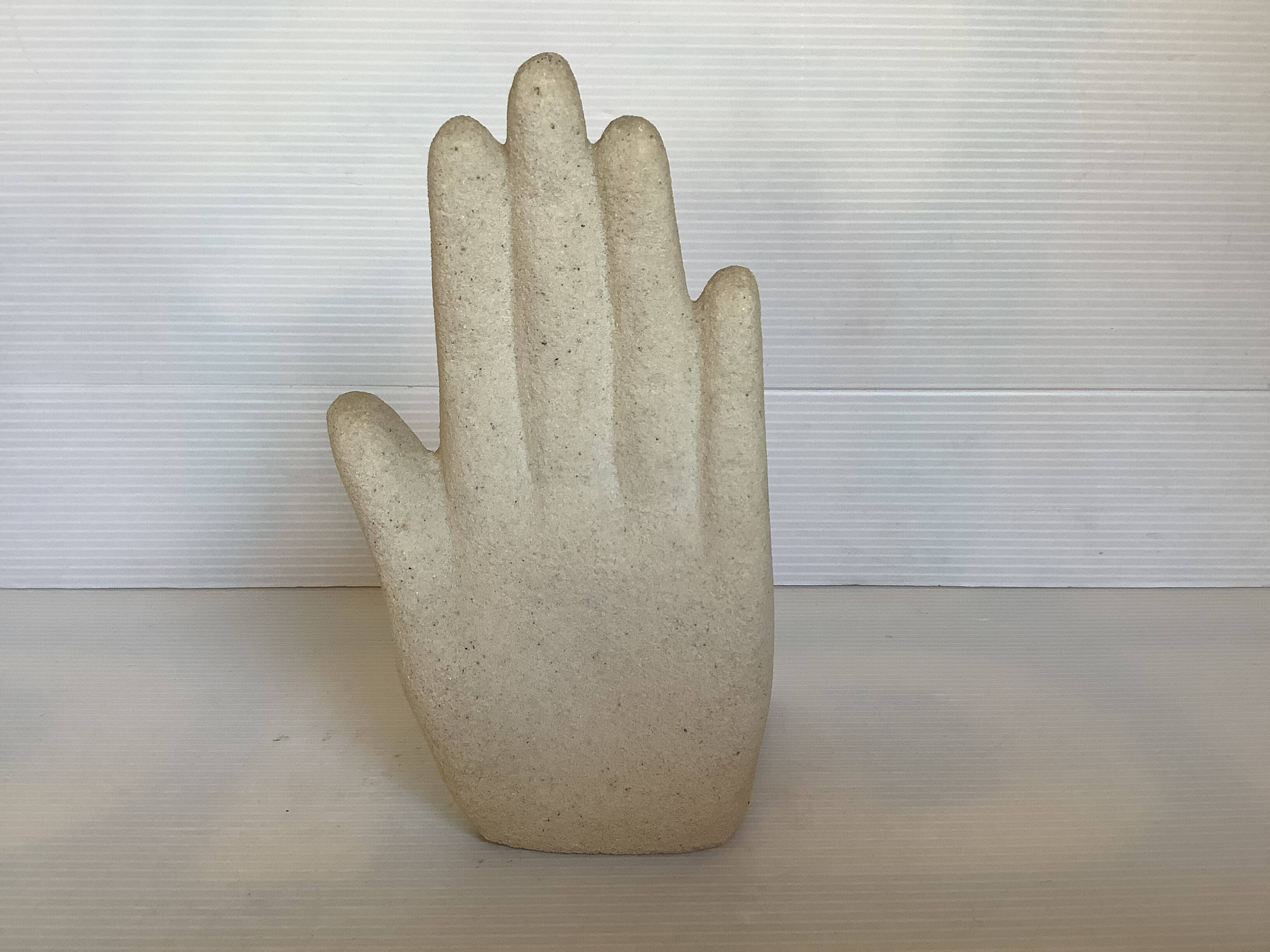 A hand-made stone bookend