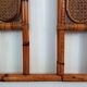 Bamboo and cane headboard from the 1970s.