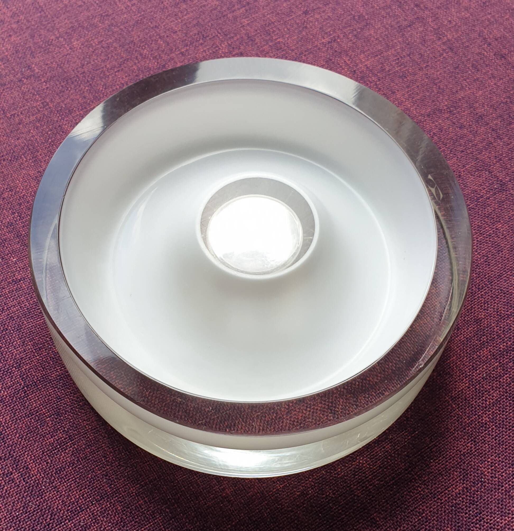 Tecno ashtray design Venini Italia, 1981