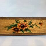 Hand decorated wooden box