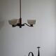 Paavo Tynell for Taito Oy, an Art Deco chandelier model '1255/3', Finland, 1930s.