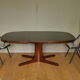 Oval table Baumann with 2 extensions
