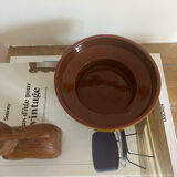 Vintage yellow seventies ceramic bowl