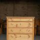 Ancienne commode danoise en pin, début du 20e siècle