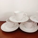 Lot de 7 tasses à café Pierre Motton, Gien