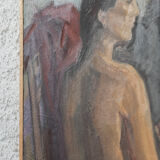 Nude painting ‘Nu’ by Louis Peyré, France, 1989