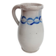 Jug, blue stoneware vase