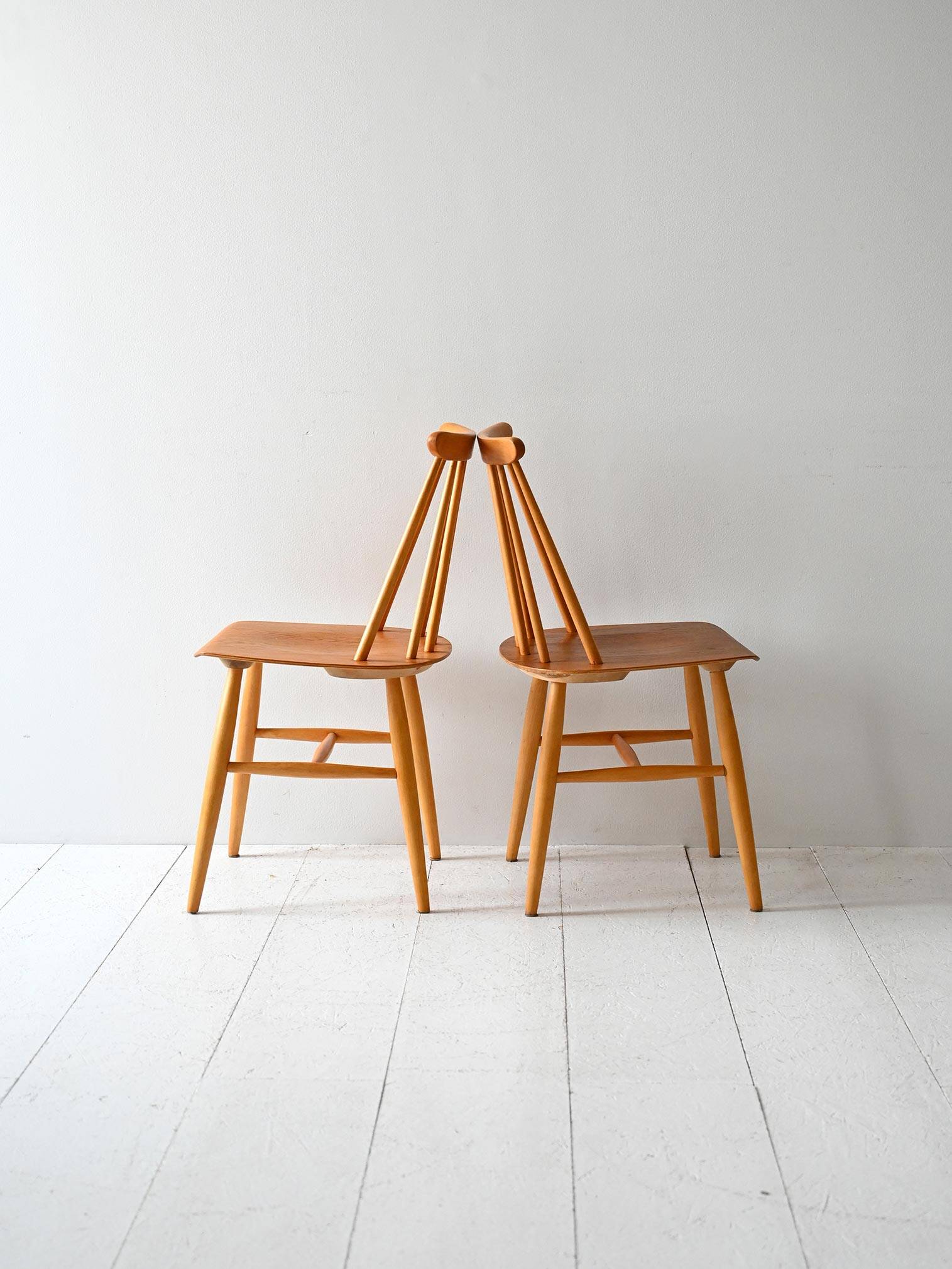 Original Pair of 1950s Fanett Chairs by Tapiovaara