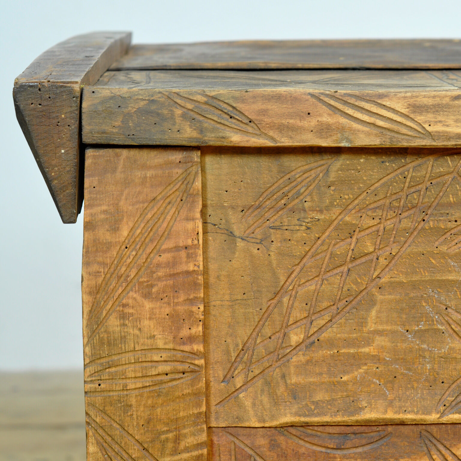 Antique shepherd’s chest, 1850s