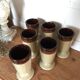 Set of 4 mazagran sandstone mugs