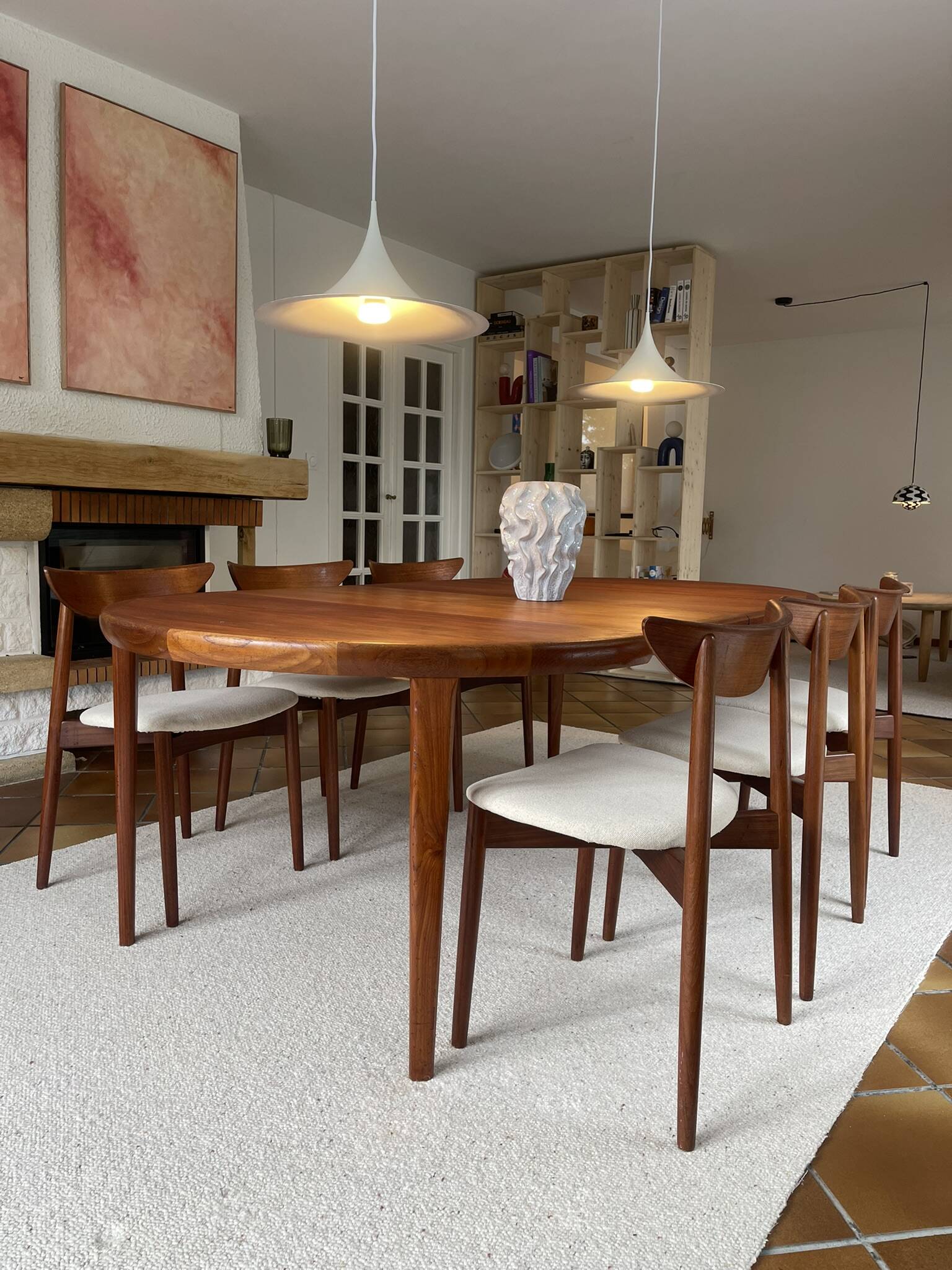 Lot de 6 chaises en Teck par Harry Østergaard Model 58
