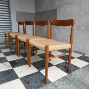 Set of 4 HW Klein chairs for Bramin