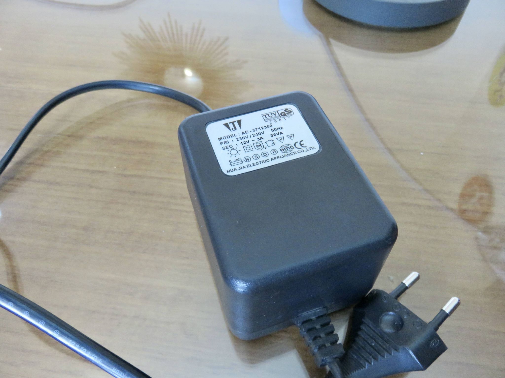 Desk lamp from the year 2002.