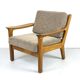 Fauteuil lounge en teck danois par Juul Kristensen, années 1970