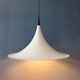 Suspension "witch's hat" white Danish Space Age Mid-Century