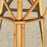 Rattan coffee table with oval top