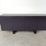 Vintage dark blue sideboard, 1980s