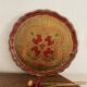 Round tray in Florentine style.