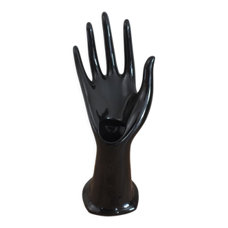 Hand black vintage ring, numbered old