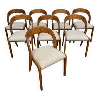 Lot of 8 restored Baumann gondola model chairs