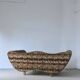 Extra-large postmodern animal print sofa | Germany | 1990s