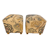 Paire de poufs