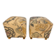 Pair of poufs