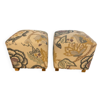 Paire de poufs