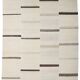 9x11 Cream & Brown Striped Large Kilim Rug, 265x334Cm