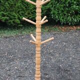 Wooden coat rack