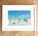 Plaisirs de la plage in Saint Lunaire, gouache on cardboard signed Fanch Lel