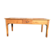 Old farmhouse table with 3 cherry drawers