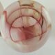 Pair of mini vases in veined pink alabaster