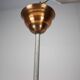 Large Art Deco Copper UFO Hanging Lamp, Czechoslovakia, 1930s