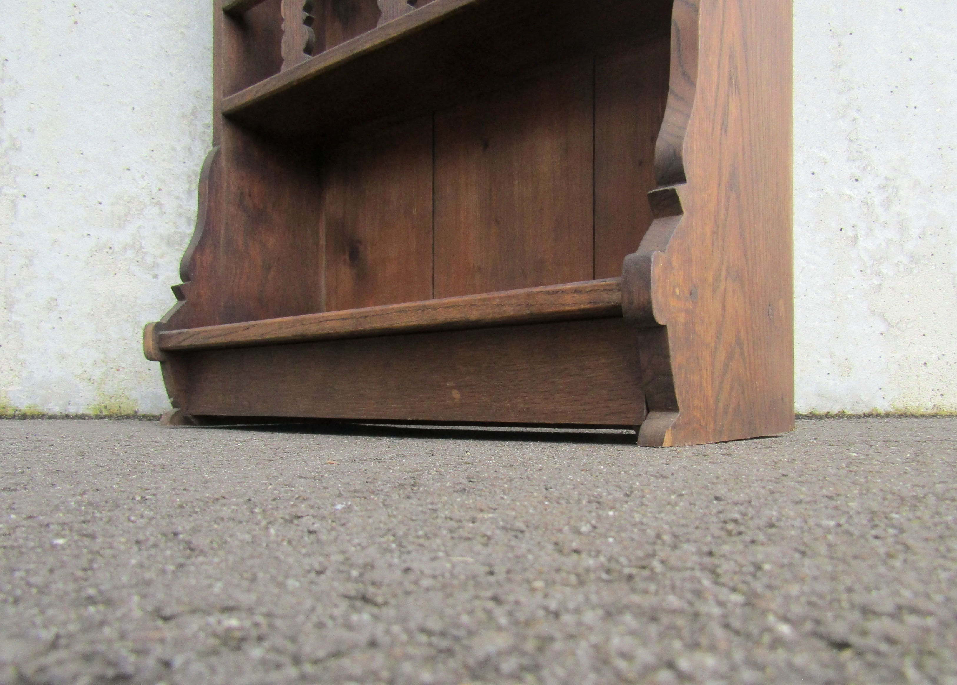 Old apothecary shelf