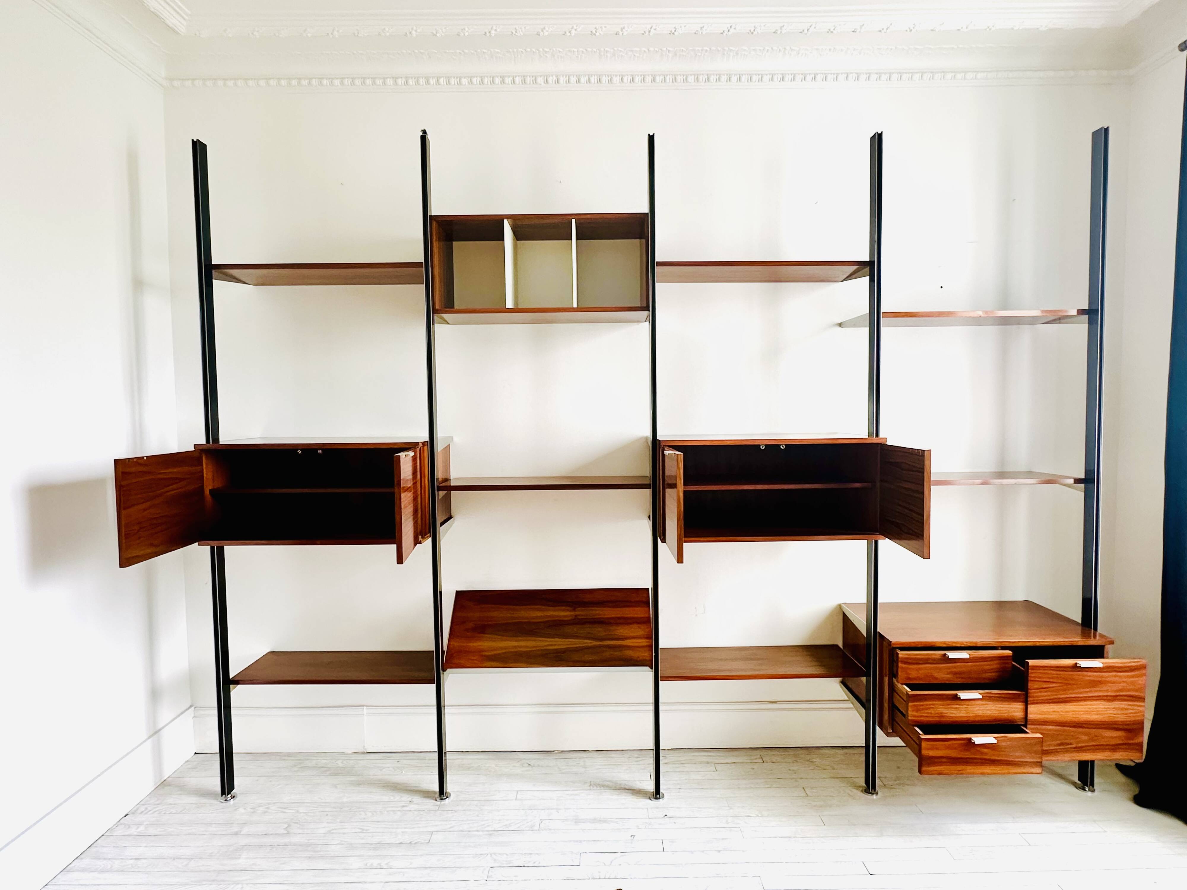 Modular CSS bookshelf by George Nelson for Herman Miller